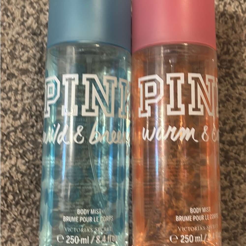 Victoria's Secret PINK Body Mist Duo - Blue and Pink
